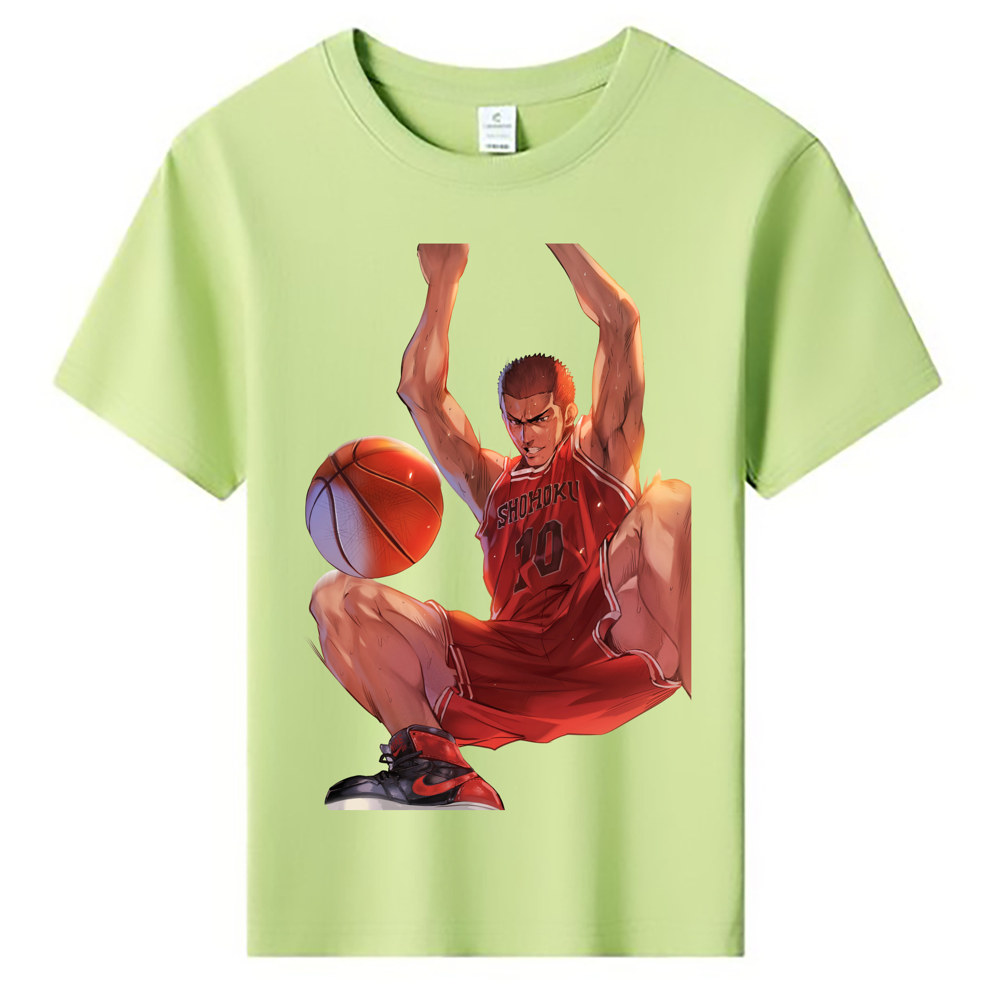 （画像用） SLAM DUNK／スラムダンク 綿100％キッズTシャツ（フロントプリント）